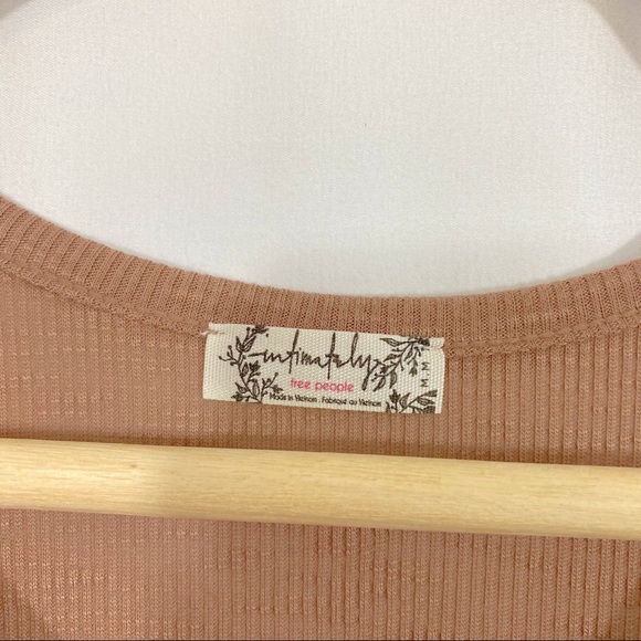 NWT Free People Long Beach Ribbed Swing Tank Top - Picture 8 of 10